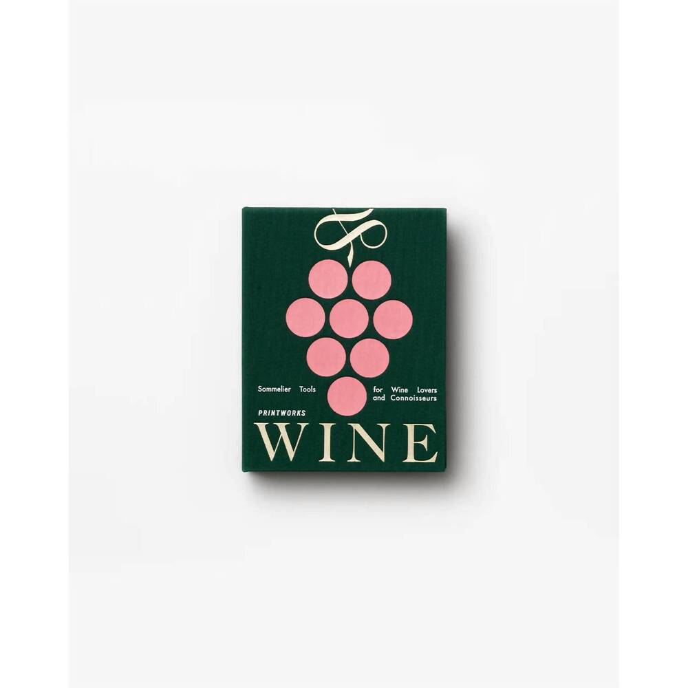 NEW PRINTWORKS wine tool essentials gift set in green